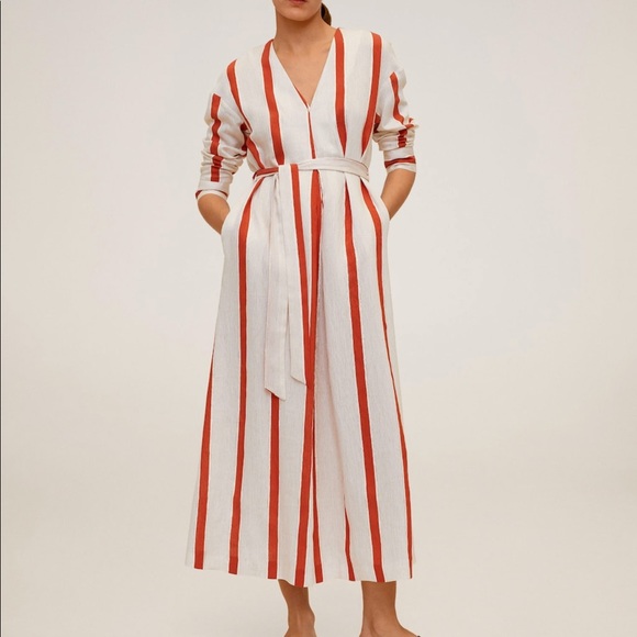 Mango linen blend dress bloggers fav - Picture 3 of 8